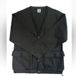 The Wasted Collective Cargo Style Jacket Mens Size Small Black NWOT  Canvas